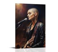DXLFHG Sinéad O'Connor Modern Waterproof Poster Wall Decor Unique Home Decor Great Keepsake for Anniversaries And BirthdaysFrame-style08x12inch(20x30cm)