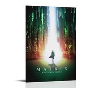 DXLFHG The Matrix Modern Waterproof Poster Wall Decor Unique Home Decor Great Keepsake for Anniversaries And BirthdaysFrame-style24x36inch(60x90cm)