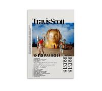 DXLFHG Travis Scott Astroworld Modern Waterproof Poster Wall Decor Unique Home Decor Great Keepsake for Anniversaries And BirthdaysUnframe-style20x30inch(50x75cm)
