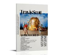 DXLFHG Travis Scott Astroworld Modern Waterproof Poster Wall Decor Unique Home Decor Great Keepsake for Anniversaries And BirthdaysFrame-style16x24inch(40x60cm)