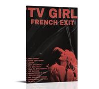 DXLFHG TV Girl French Exit Modern Waterproof Poster Wall Decor Unique Home Decor Great Keepsake for Anniversaries And BirthdaysFrame-style16x24inch(40x60cm)