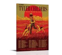 DXLFHG Tyler Childers Send in The Hounds Tour Modern Waterproof Poster Wall Decor Unique Home Decor Great Keepsake for Anniversaries And BirthdaysFrame-style20x30inch(50x75cm)