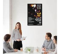 DXLFHG Wu-Tang Clan Enter The Wu-Tang Modern Waterproof Poster Wall Decor Unique Home Decor Great Keepsake for Anniversaries And BirthdaysUnframe-style16x24inch(40x60cm)