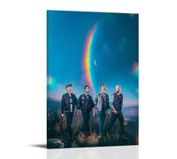 DXLFHG Yellow-Coldplay Modern Waterproof Poster Wall Decor Unique Home Decor Great Keepsake for Anniversaries And BirthdaysFrame-style24x36inch(60x90cm)