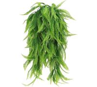 DXLing 2PCS 80cm Fake Plants Artificial Hanging Plants Ferns Plants Artificial Ivy Garland Fake Boston Ferns Persian Rattan Artificial Hanging Vines Plants for Wall Wedding Hanging Basket Decoration