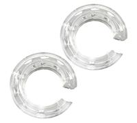 DXNQ 2pcs Car Shock Absorber Spring Bumper Rubber Auto Shock Buffer Power Cushion Universal Automotive Suspension Shock Absorber A/B/C/D/E/F Type Spring Bumper Car Accessories (B Type)