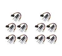 Dxoniislh 10X NGFF M.2 to PCI-E 4X Riser Card M2 Key M to PCIe X4 Adapter with LED Voltage Indicator for ETH Mining