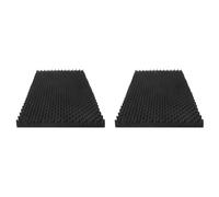 Dxoniislh 2 Pack Acoustic Foam Panels, 48 X 24 X 2Inch High Density Sound Absorbing Panels for Home,Office, Recording Room, Studio