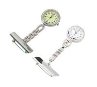 Dxoniislh 2 Pcs Nurse Doctor Brooch Pocket Fob Pendant Quartz Watch New 7.2cm & 8.5cm