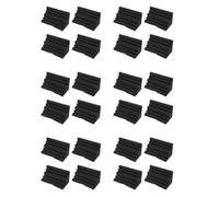 Dxoniislh 24 Pcs Corner Bass Trap Acoustic Panel Studio Sound Absorption Foam 12 X 12 X 24cm
