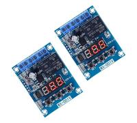 Dxoniislh 2PCS Low Voltage Cutoff, Battery Voltage Monitor Module DC 12V Low Voltage Cut Off Charge Discharge Protection Board