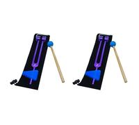 Dxoniislh 2X 136.1 OM136.1 Aluminum Alloy Tuning Fork with Hammers for Healing Chakra, Sound Therapy, Reliever Stress,