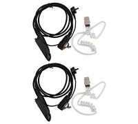 Dxoniislh 2X Air Acoustic Tube Earpiece Mic Headset PTT GP380 Portable Radio Walkie Talkie GP 340 GP328 GP1280