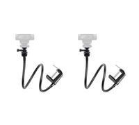 Dxoniislh 2X Camera Bracket with Enhanced Desk Jaw Clamp Flexible Gooseneck Stand for Webcam 4K C925E C922X C922