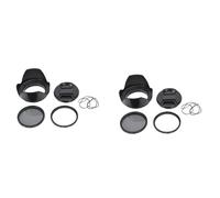 Dxoniislh 2X CPL UV Filter Kit 58mm for 700D 100D 600D 1200D Lens Hood Cap