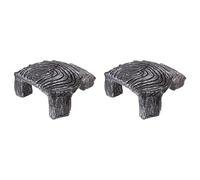 Dxoniislh 2X Reptile Platform Turtle Basking Aquarium Decoration Aquatic Staircase Amphibian