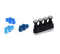 Dxoniislh 3 in 1 Finger Stretcher Resistance Bands Hand Extensor & Finger Strengthener Tension Adjustable Hand Grip Exerciser