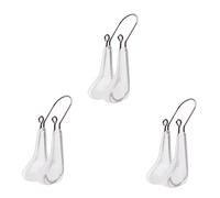 Dxoniislh 3 Pc Soft Magic Silicone Nose Shaper Lifting Clip Nose Bridge Shaping Corrector Nose Up Slimming Massager Tools Clear