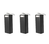Dxoniislh 3 Pcs 16X18650 Battery Storage Box PD QC3.0 Quick Charge DIY Power Bank Box Case 18650 Battery Holder Box Black