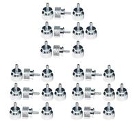 Dxoniislh 30Pcs/Lot UNC6-32 M3.5 Hand Screw for GPU Holder PSU Computer Case Side Panel Screws PC Assemble WaterCooling Silver