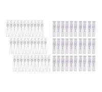 Dxoniislh 320Pcs Transparent Empty Bottles Plastic Refillable Container Empty Cosmetic Containers - 120Pcs 3Ml & 200Pcs 2Ml