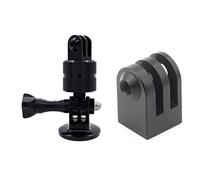 Dxoniislh 360 Degree Rotating Swivel Pivot Arm Adapter for Hero 3 3+ 4 Camera Black & Cnc Aluminum Alloy Mini Tripod Mount