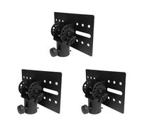Dxoniislh 3X Rotatable 35mm Metal Mount Tripod Pole DJ Speaker Stand Adapter Top Cap Rotatable DJ Speaker Stand Adapter Top Cap