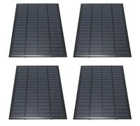 Dxoniislh 4X 18V 2.5W Polycrystalline Stored Energy Power Solar Panel Module System Solar Cells Charger