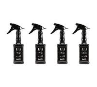 Dxoniislh 4X 650Ml Hairdressing Bottle Salon Barber Hair Tools Hair Cutting Water Sprayer Black