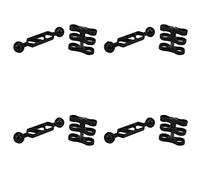 Dxoniislh 4X Aluminum Alloy Scuba Diving Light Torch Dual Ball Joint Arm and 1Set Butterfly Clip Clamp Mount for Underwater Camera
