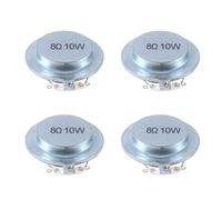 Dxoniislh 4X Audio Speakers 44mm Plane Vibration Speaker Resonance Speaker 10W 8 Ohms DIY for Home Theater