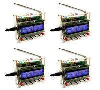 Dxoniislh 4X DIY DC 5V Digital Radio Kit Parts TDA5807 51 Single-Chip FM Digital Sound Machine STC89C52 Chip 87MHZ-108MHZ