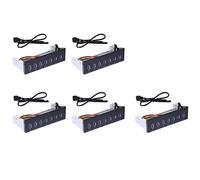 Dxoniislh 5X 7 Port USB 3.0 Hub 5Gbs 5.25Inch CD-ROM Drive Bay CD ROM Front Panel for Computer Case+USB 3.0 19-Pin Header