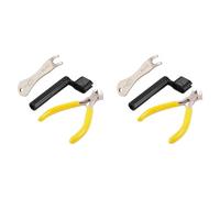 Dxoniislh 6Pcs Guitar Repair Maintenance Tool Guitar String Winder, Guitar Bridge Pins Puller Peg Remover