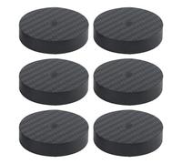 Dxoniislh 6X Carbon Fiber Speaker Isolation 40x10mm Spikes Base Pad Speaker Stand Feet HiFi AMP Speaker Pad
