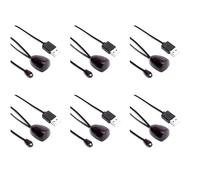 Dxoniislh 6X IR Extender Infrared IR Remote Control Receiver USB IR Receiver Adapter Transmitter