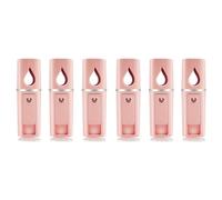 Dxoniislh 6X Portable Nano Mister Mini Steamer Atomization Eyelash Extensions with Mirror Pink