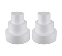 Dxoniislh 6X Round Cake Dummy 4 inch / 6 inch/ 8 inch (Cake Dummy Set 4 inch 6 inch 8 inch)