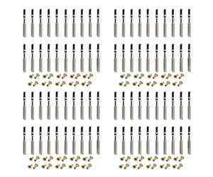 Dxoniislh 80 Pcs Lyre Harp Tuning Pin Nails with 80 Pcs Rivets Set for Lyre Harp Small Harp Musical Stringed Instrument