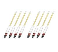 Dxoniislh 8Pcs Hydrometer Alcohol, Alcohol Meter for Distilling Alcohol 0-200 Proof & 0-100 Tralle, Specific Hydrometer
