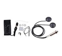 Dxoniislh Guitar Preamp Amplifier & 21-INCHES Wire Length 1/4 Inch Output Jack 2 in 1 Piezo Pickup Disc Transducer