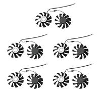 Dxoniislh HA8010H12F-Z 75MM 2Pin GTX1050Ti GPU Cooler DUAL Fan for GTX 1050Ti GTX-1050-Ti-4GT-OC(10Pcs)