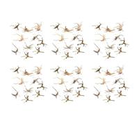 Dxoniislh Mini Driftwood for Aquarium Natural Wood Branches Fish Tank Decorations Tree Trunk Driftwood Assorted(60 Pack)