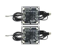 Dxoniislh New 2Pcs 100 Degree Camera Module 1MP OV9732 1280x720 USB Free Driver Manual Focus,with 3 Meter Cable for WinXP/7/8/10