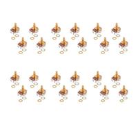 Dxoniislh Shaft Full Metric Sized Control Pots A500K Audio Taper Potentiometers Pot for Electric Guitar Bass (Set of 24)