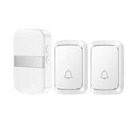 Dxoniislh Wireless Home Welcome Smart Doorbell Battery Type DoorBell 60 Songs Call Reminder LED Flash Home Alarm
