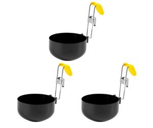 DXPETA 3 Pcs Stainless Steel Non-Stick Egg Poacher Pan, Collapsible Egg Rings, Perfect for Poached, Soft-Boiled Eggs, Steaming, Melting Chocolate, Desserts