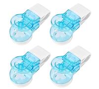 DXPETA 4Pcs Pill Pusher, Blister Pack Opener, No Touch Easy Pill Remover for Elderly, Travel, Arthritis Patients