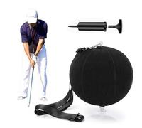 DXPETA Golf Training Ball, Trs Slider Golf Aid, Swing Sync Golf Trainer, Golf Training Aids and Equipment, Golf Swing Trainer with Pump, 2-Piece Golf Training Ball Set