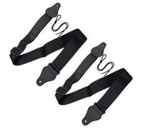 DXPETA Guitar Strap, 2-Pack Adjustable Electric Acoustic Bass Guitar Straps, 93-153cm Nylon Guitar Strap for Professional Musicians, Live Performance, Practice, Gift